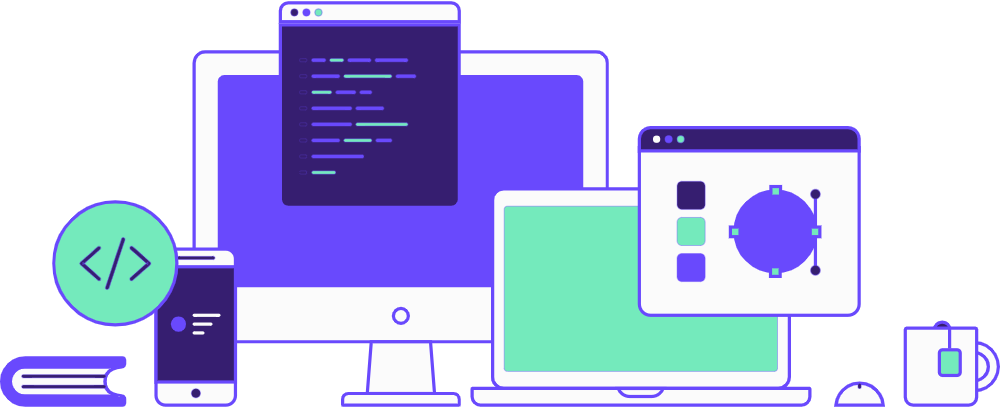 image of a coding workspace